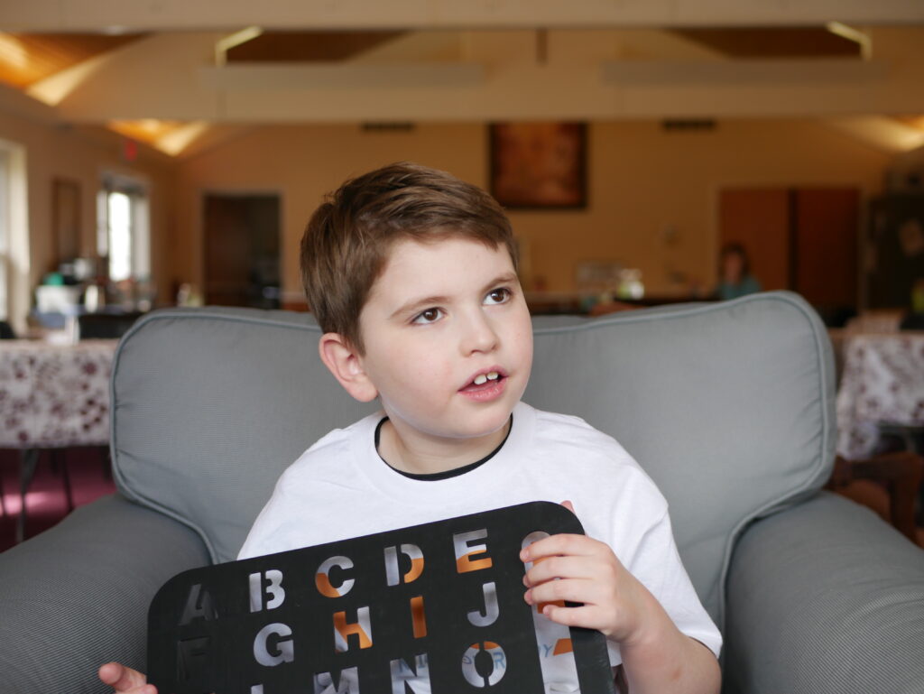 Spelling to communicate